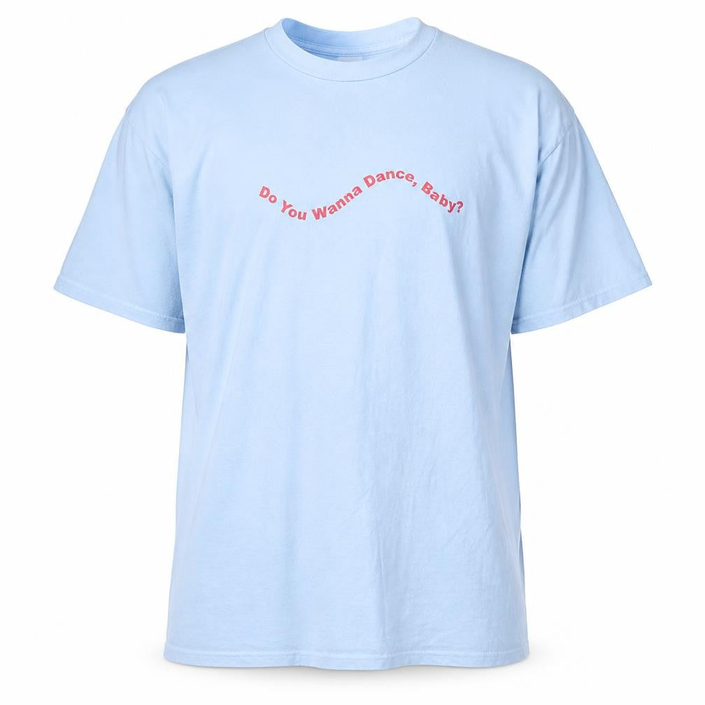 Collusion Men’s Blue Graphic Quote Cotton T-Shirt Size M