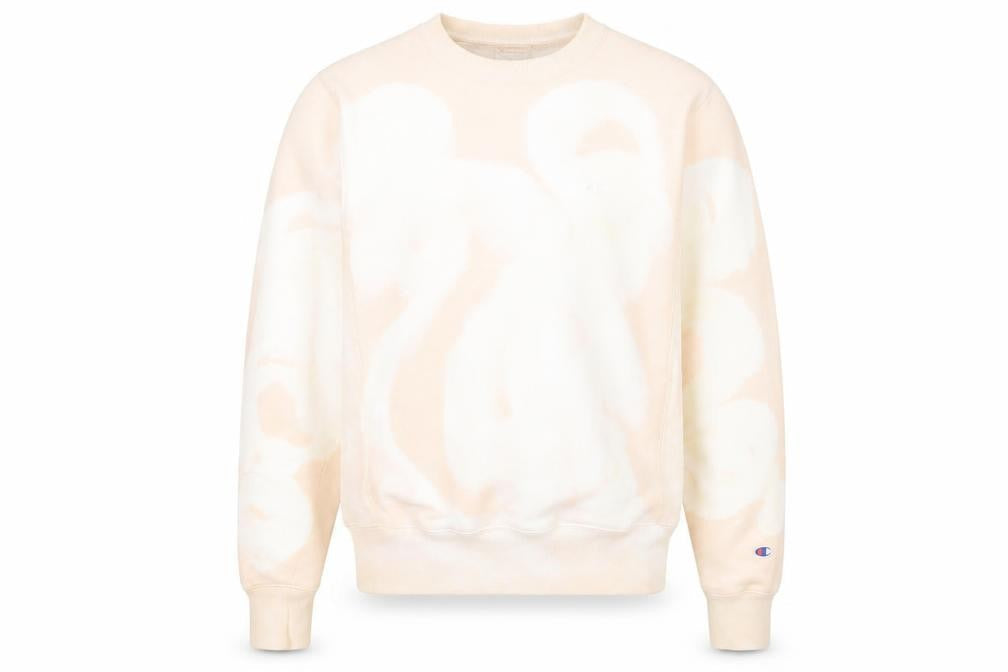 Champion Men Beige XS Reverse Weave Pullover Sweatshirt