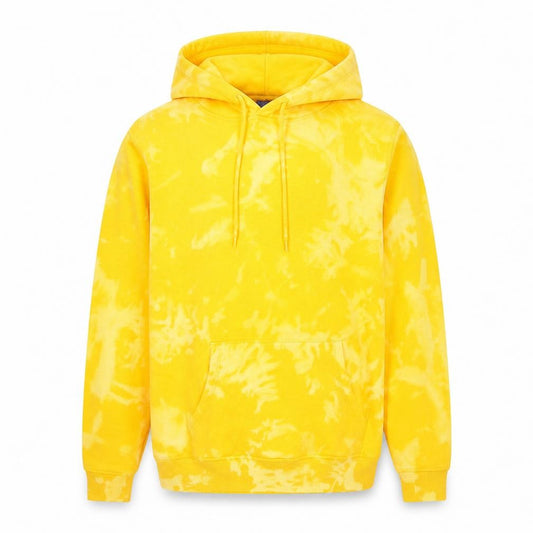H&M Divided Men’s Yellow Tie-Dye Pullover Hoodie Size S