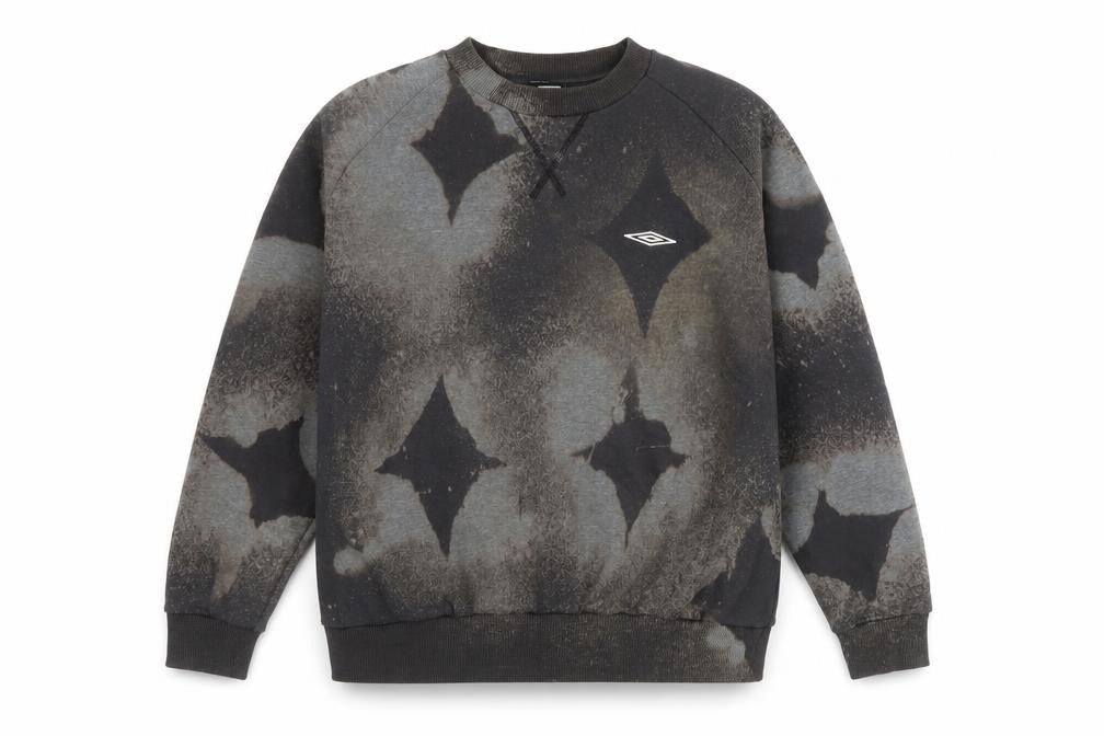 Umbro Men's Black XL Pullover Sweatshirt with Logo Graphic Print