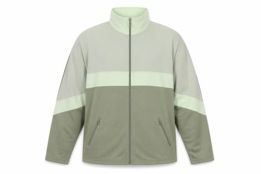 Fabrizio Men's Green Full Zip Sweatshirt S Lightweight