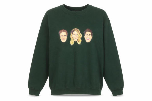 The Creator Store Men's Green Graphic Print Sweatshirt Size S Regular Fit