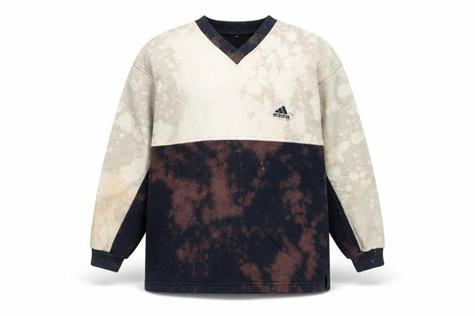 Adidas Men's Multicoloured V-Neck Retro Pullover Sweatshirt M