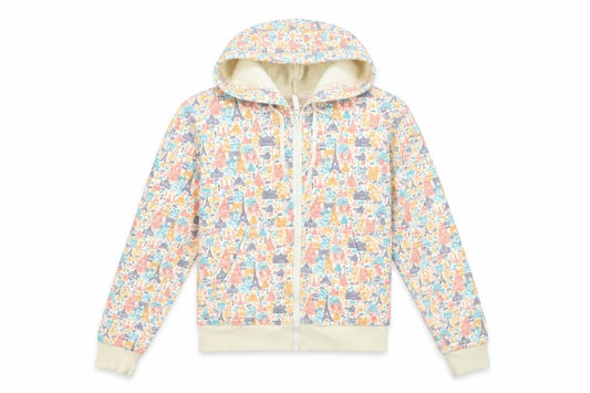 Bensimon Disneyland Paris Womens Multicoloured XS Full Zip Hoodie