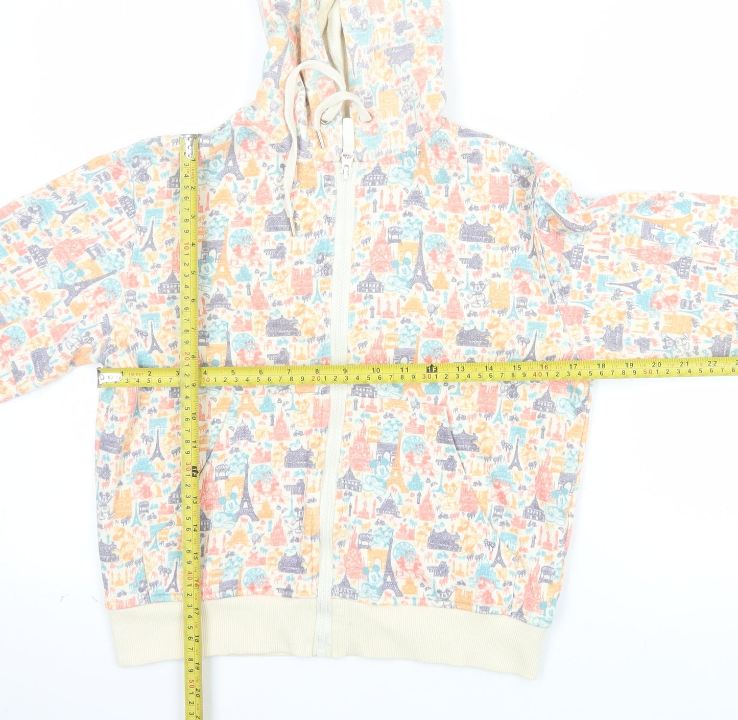 Bensimon Disneyland Paris Womens Multicoloured XS Full Zip Hoodie
