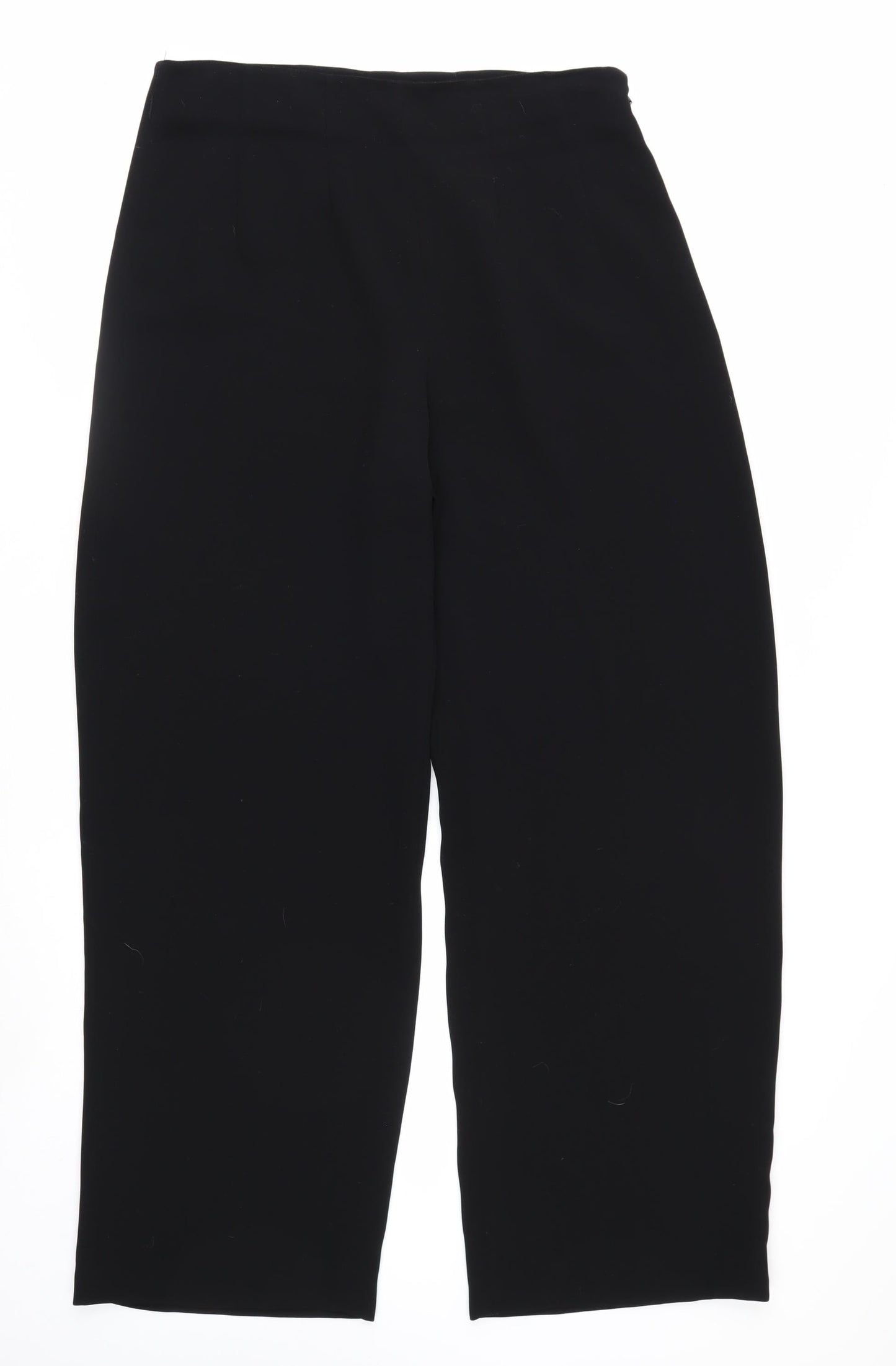 Betty Barclay Women Black Cropped Trousers Size 16 Regular Fit
