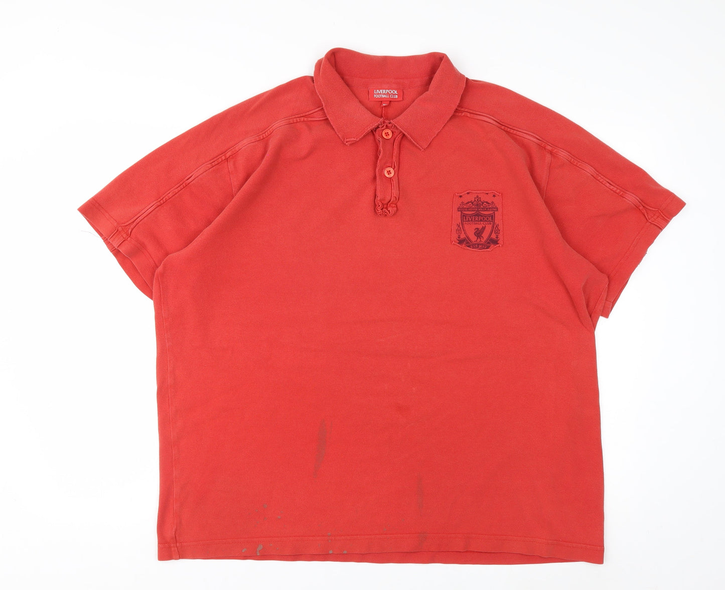 Liverpool FC Red Men's XL Cotton Polo Shirt