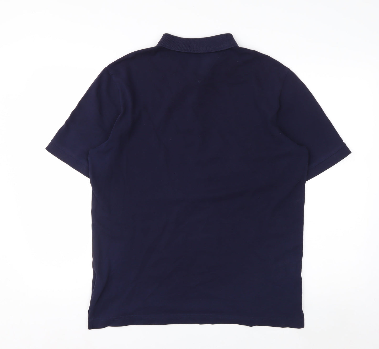 Brax Men's Blue Hi-Flex Cotton Polo Shirt Size M