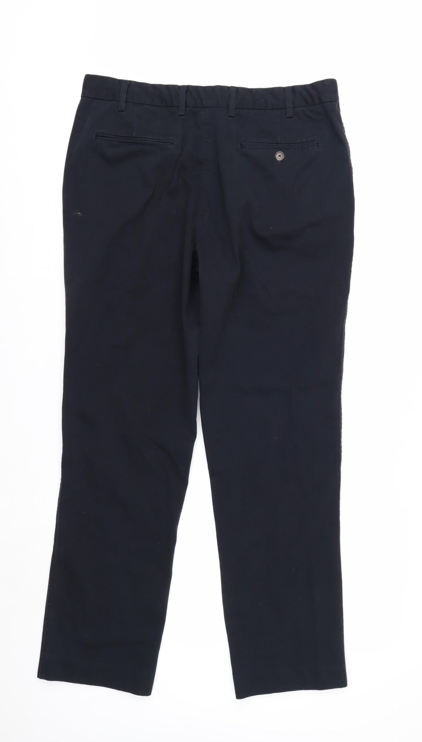 Boden Men’s Blue Regular Fit Chino Trousers Size 36R