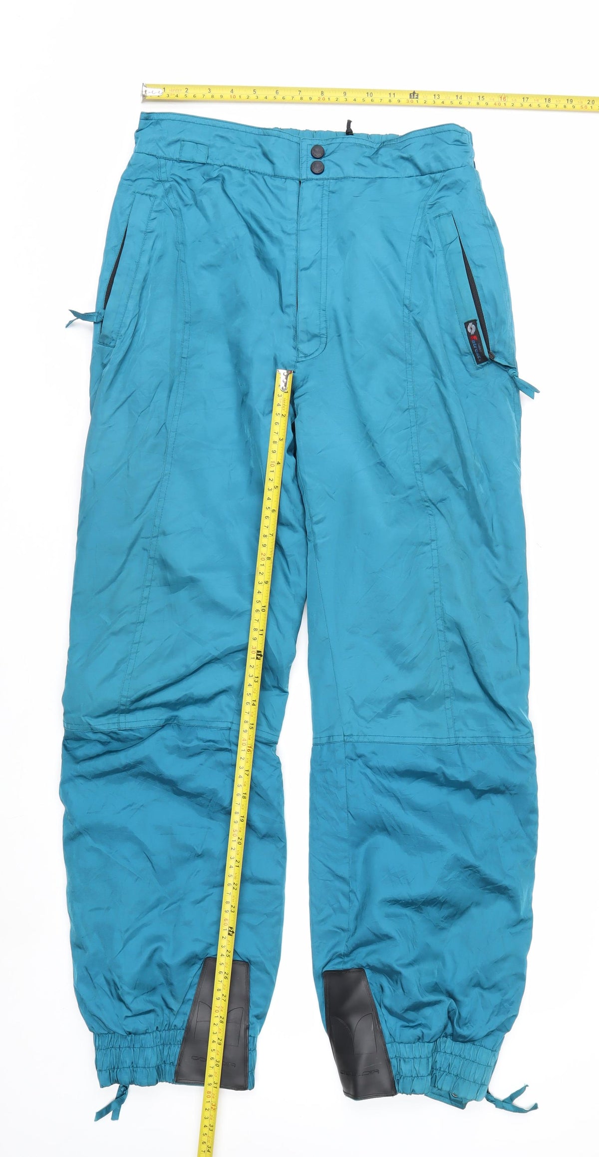 Couloir Womens Blue Snow Pants Size 12 Insulated Waterproof Ski Trousers