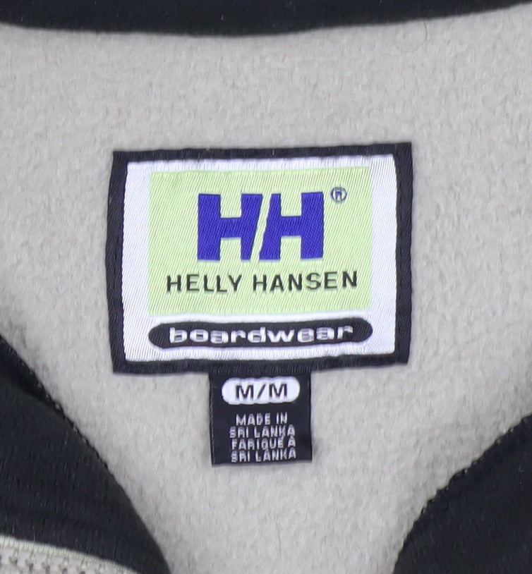 Helly Hansen Men’s Beige Fleece Sweatshirt M 1/4 Zip Outdoor Pullover