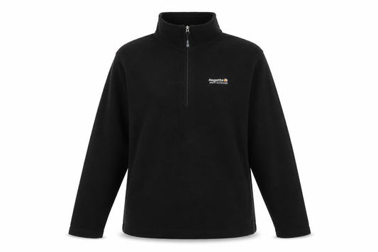 Regatta Women's Black Fleece Pullover Sweatshirt Size 16 1/2 Zip Outdoor