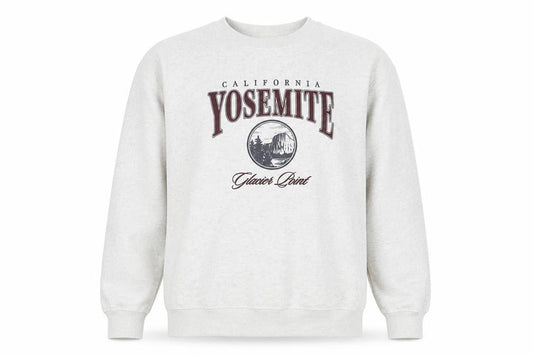 Hollister Men’s Grey Yosemite Graphic Pullover Sweatshirt M