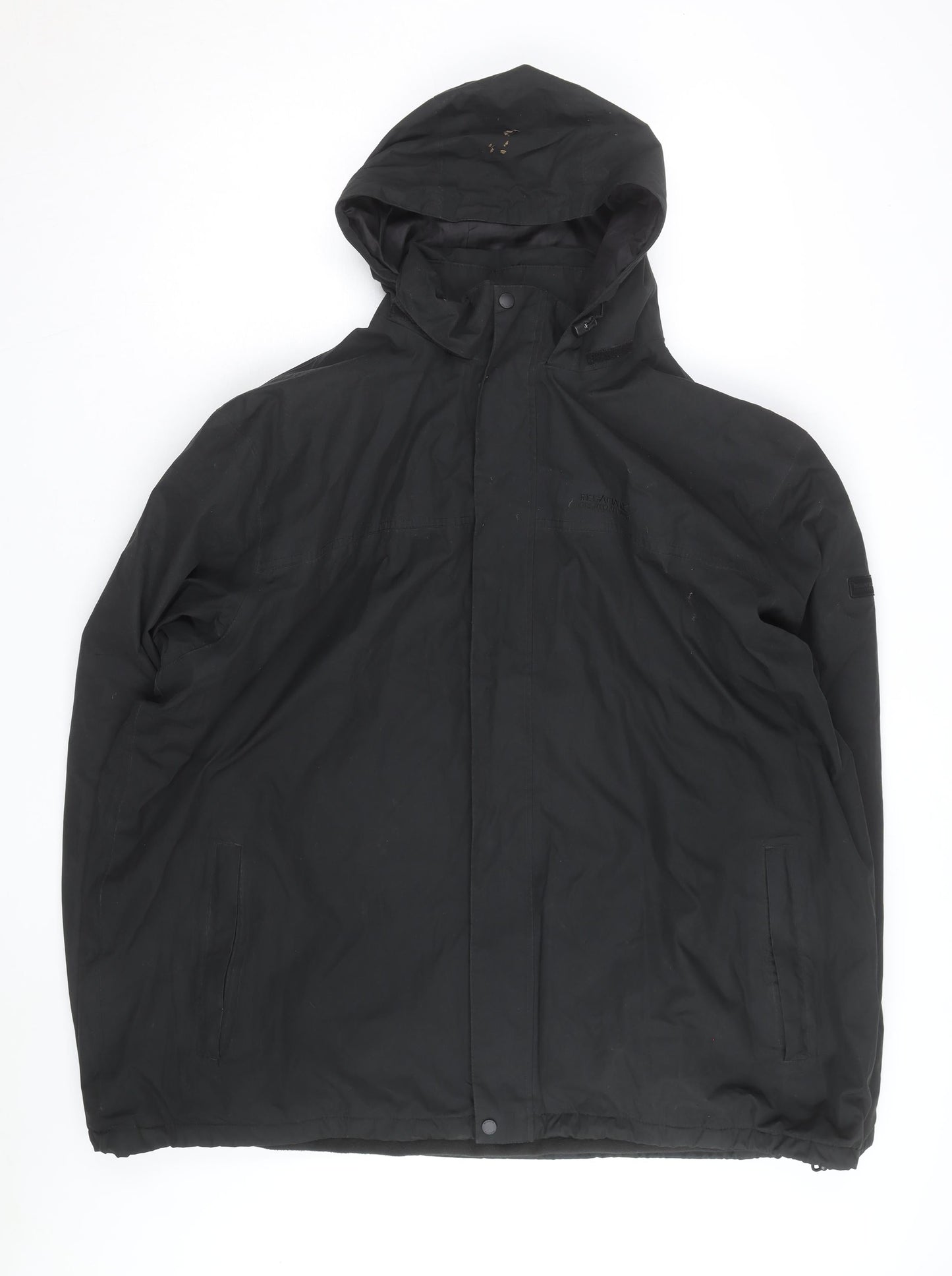 Regatta Men's Black 3XL Hooded Waterproof Parka Jacket