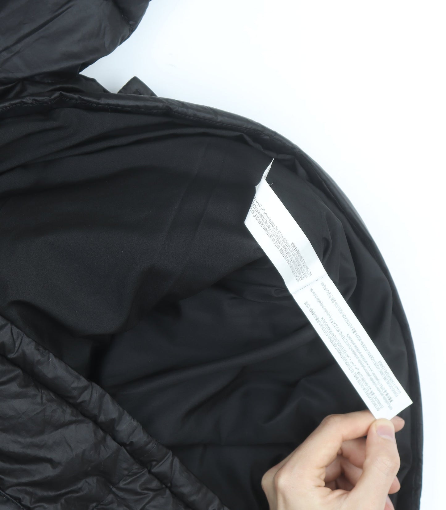 Bershka Women's Black XS Puffer Jacket Hooded Mid-Length