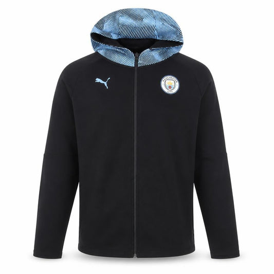 Puma Men’s Black Manchester City Full Zip Hoodie Size S