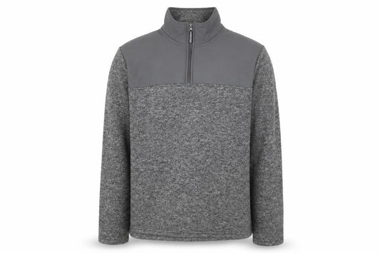 Mountain Warehouse Mens Grey Fleece 1/2 Zip Pullover Sweatshirt L
