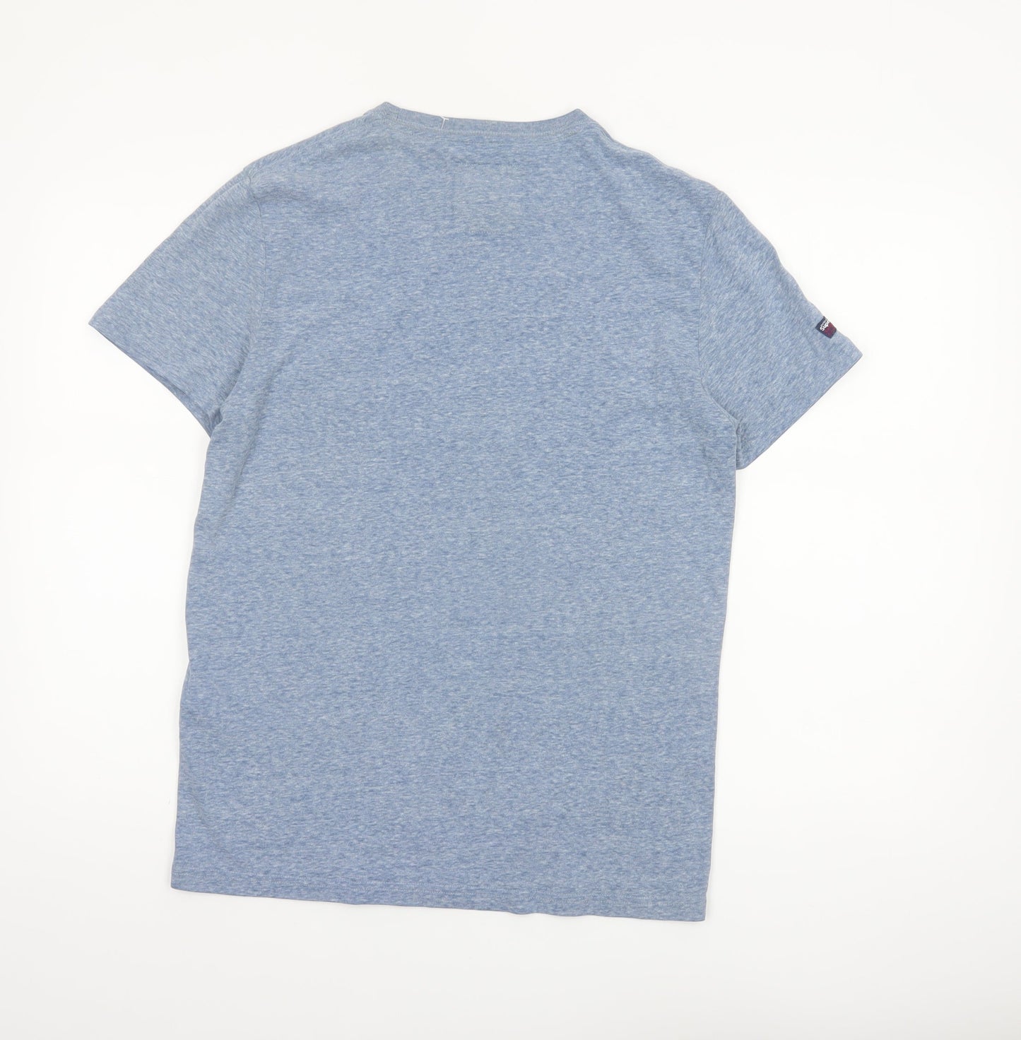 Superdry Men's Blue Graphic Print Crew Neck T-Shirt Size M