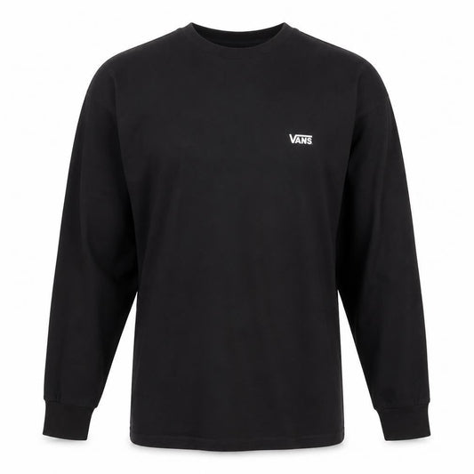 Vans Men’s Black Classic Fit Long Sleeve Cotton Top M