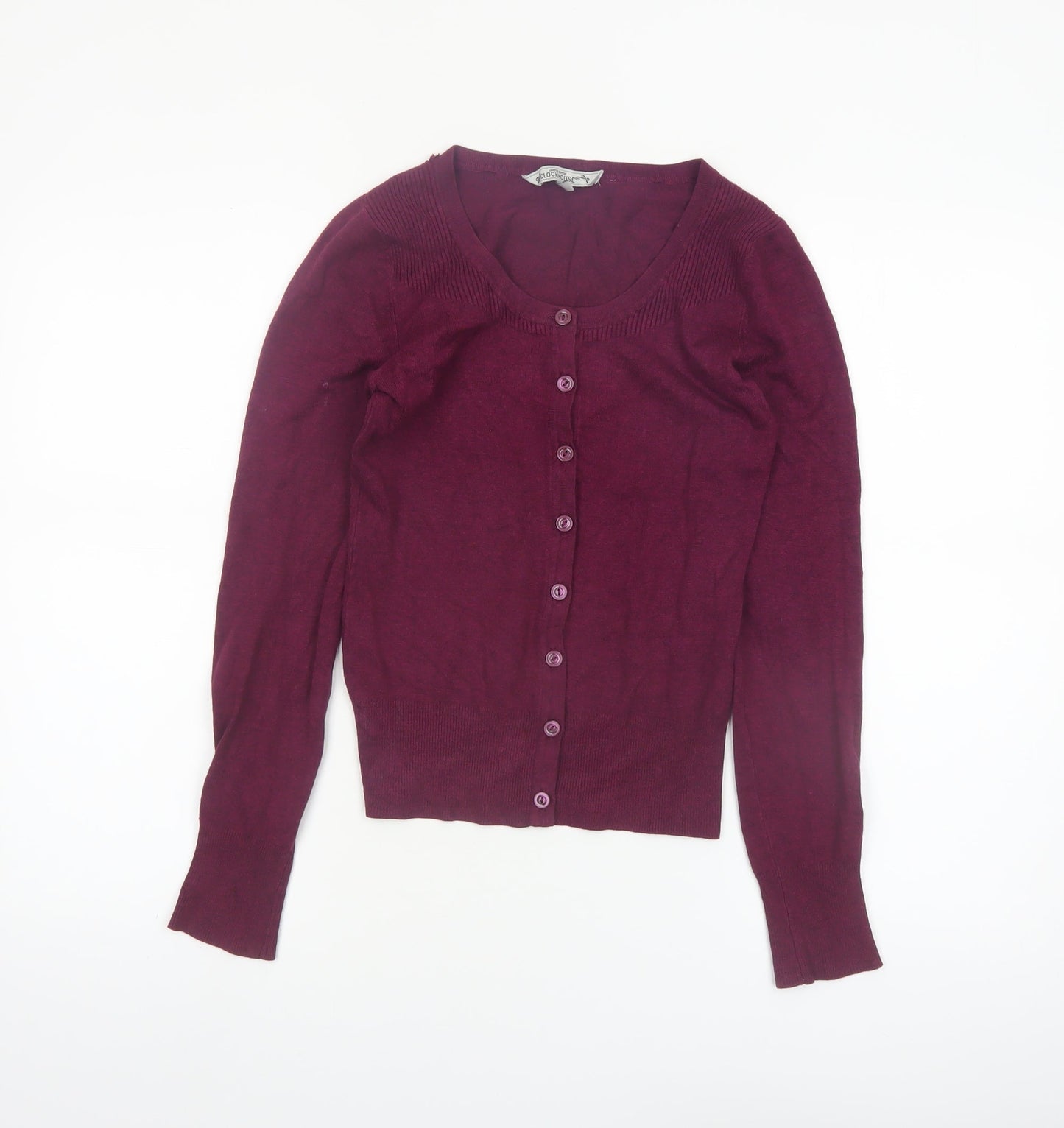 Clockhouse Women's Purple Long Sleeve Cardigan Size S