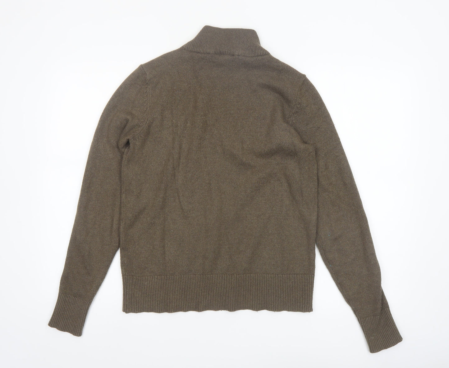 Vila Womens Brown Roll Neck Jumper Small Viscose Blend Knitwear