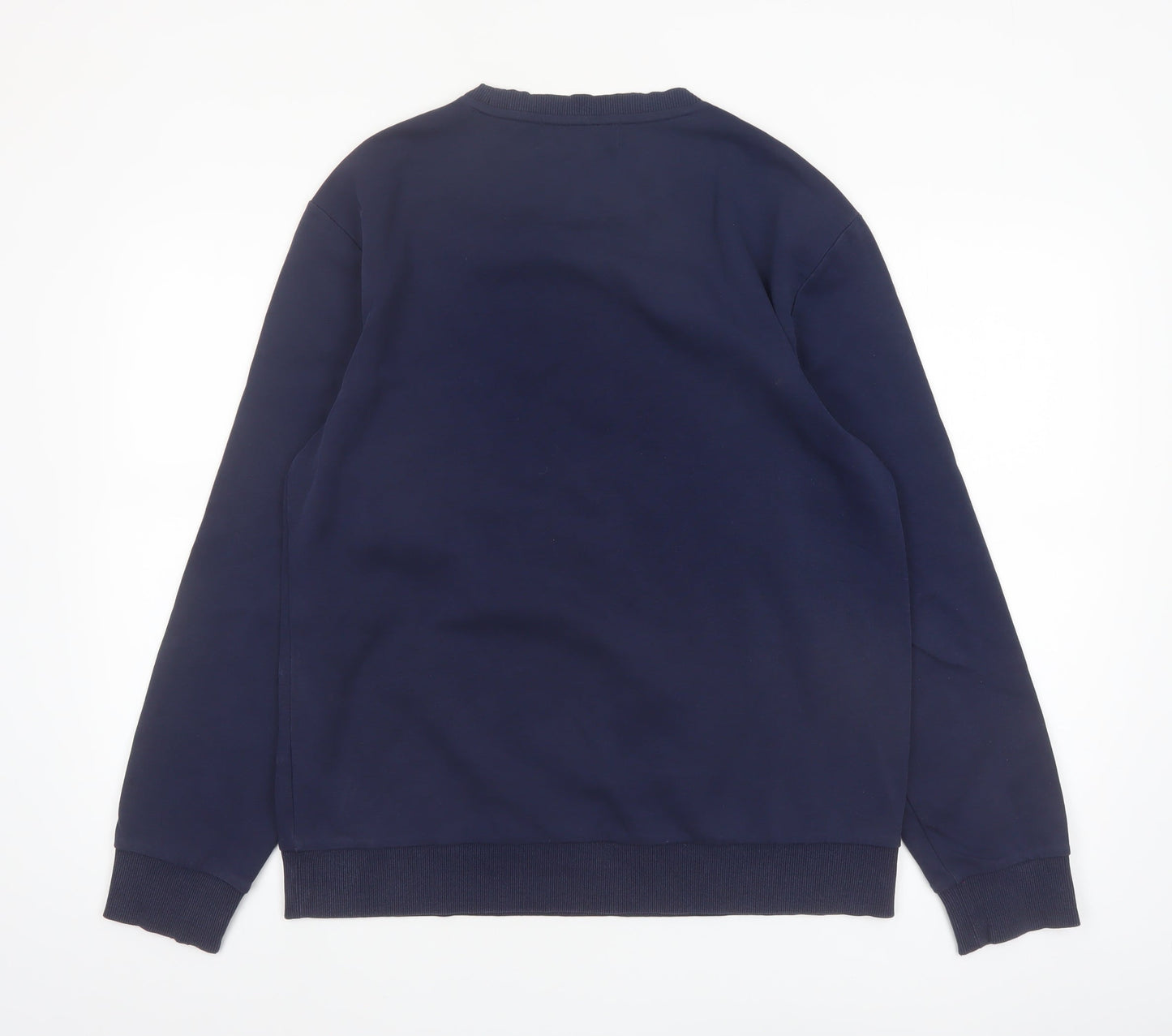 Hush Puppies Men's Blue L Crew Neck Graphic Sweatshirt