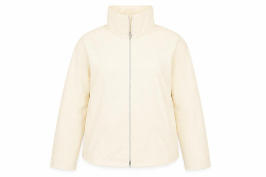 Marks & Spencer Women’s Ivory Full Zip Fleece Jacket Size 12