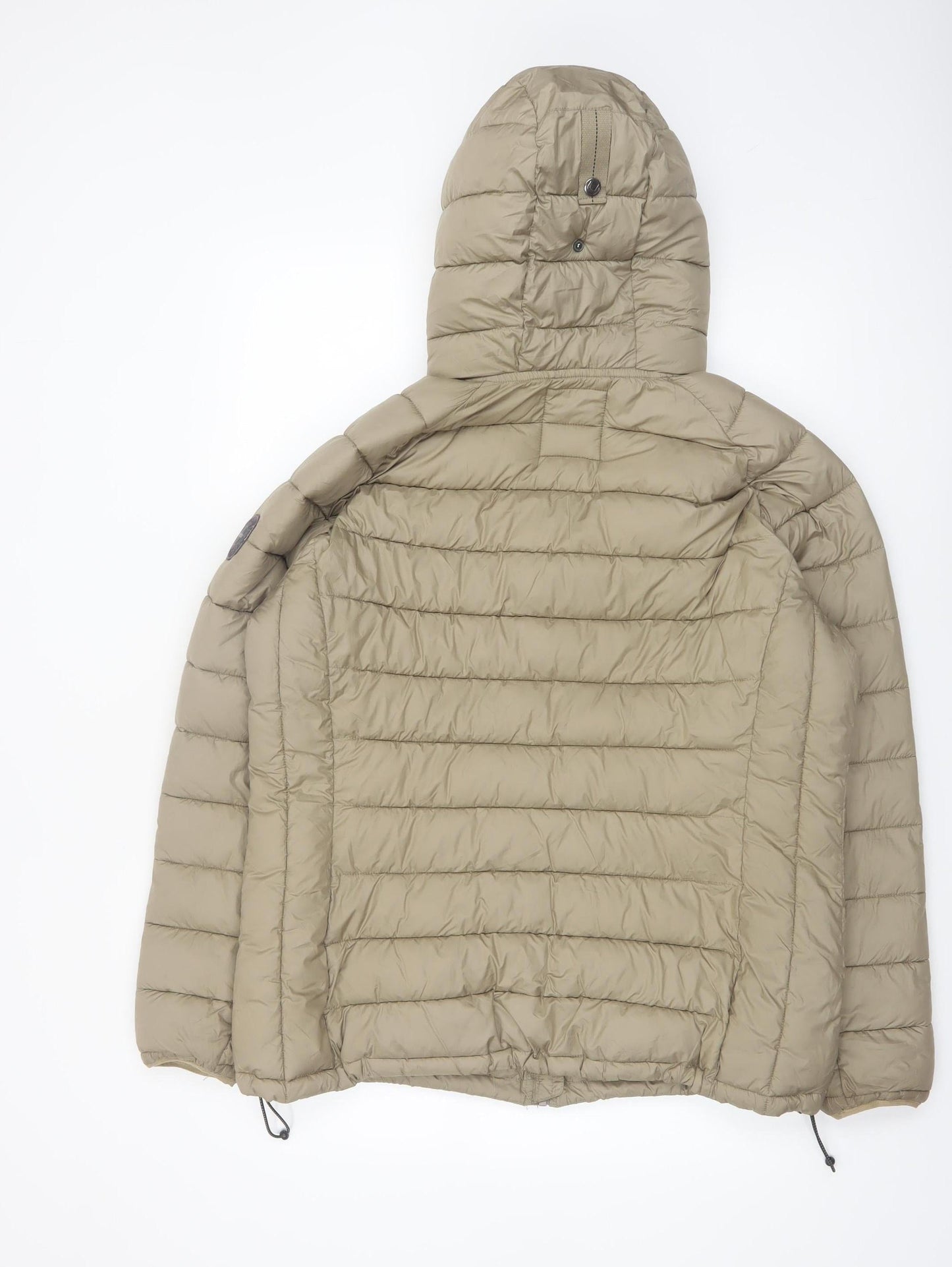 Cobolt of Sweden Men's Beige Puffer Jacket XXL Hooded Polyester