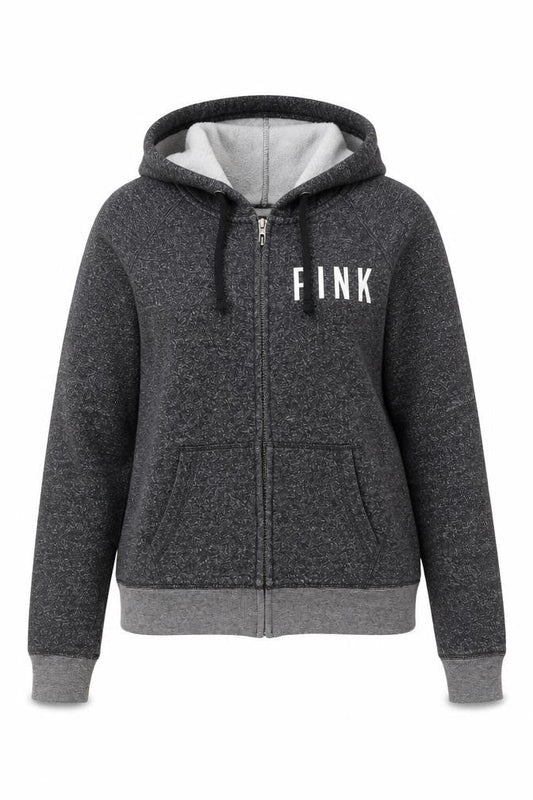 Victoria's Secret PINK Women's Grey Full Zip Hoodie Size S