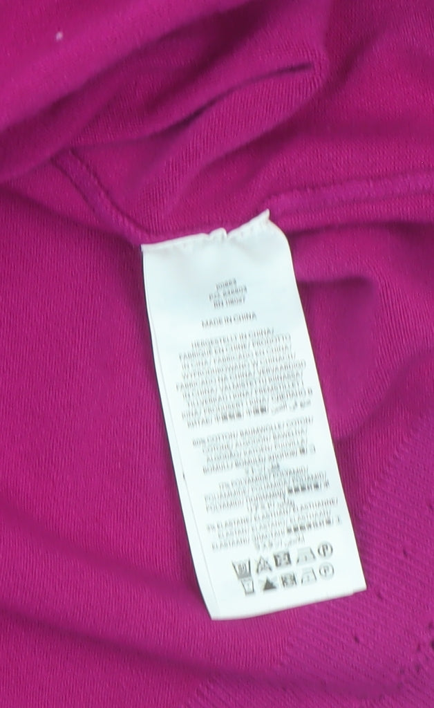 Boden Women Pink Sleeveless V-Neck Cotton Knit Vest Jumper Size M