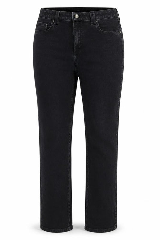 F&F Women's Black Stretch Straight Jeans Size 18 Long