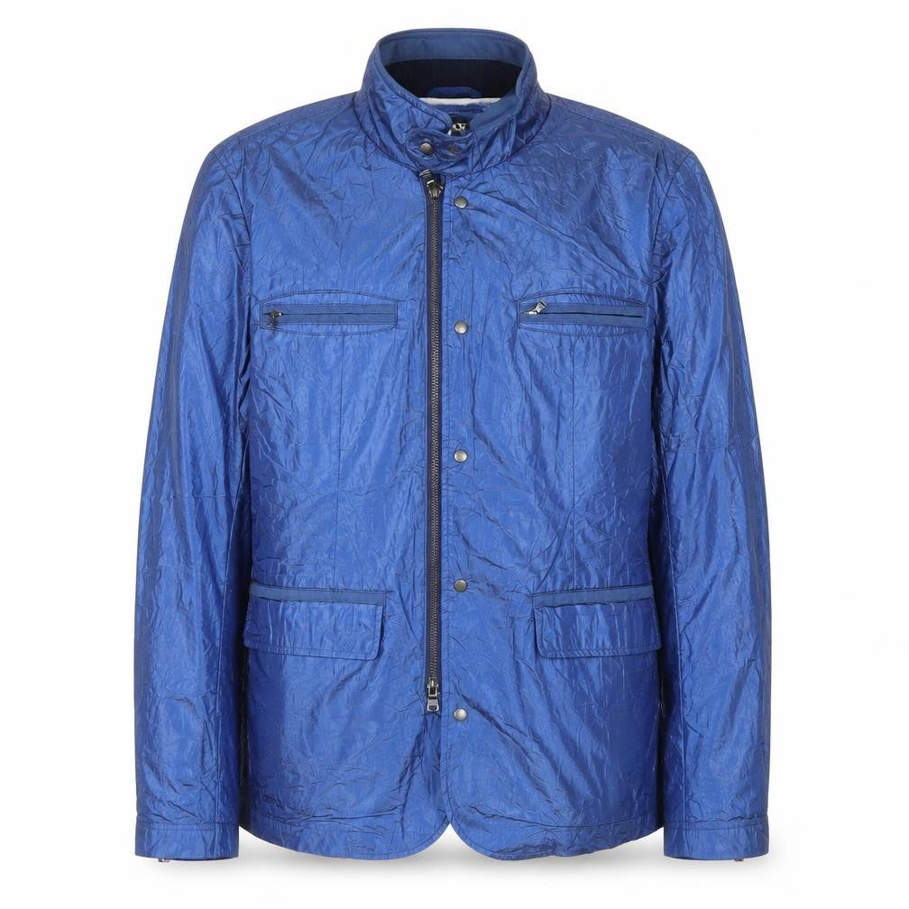 DKNY Men's Blue Lightweight Full Zip Jacket Size L Regular Fit