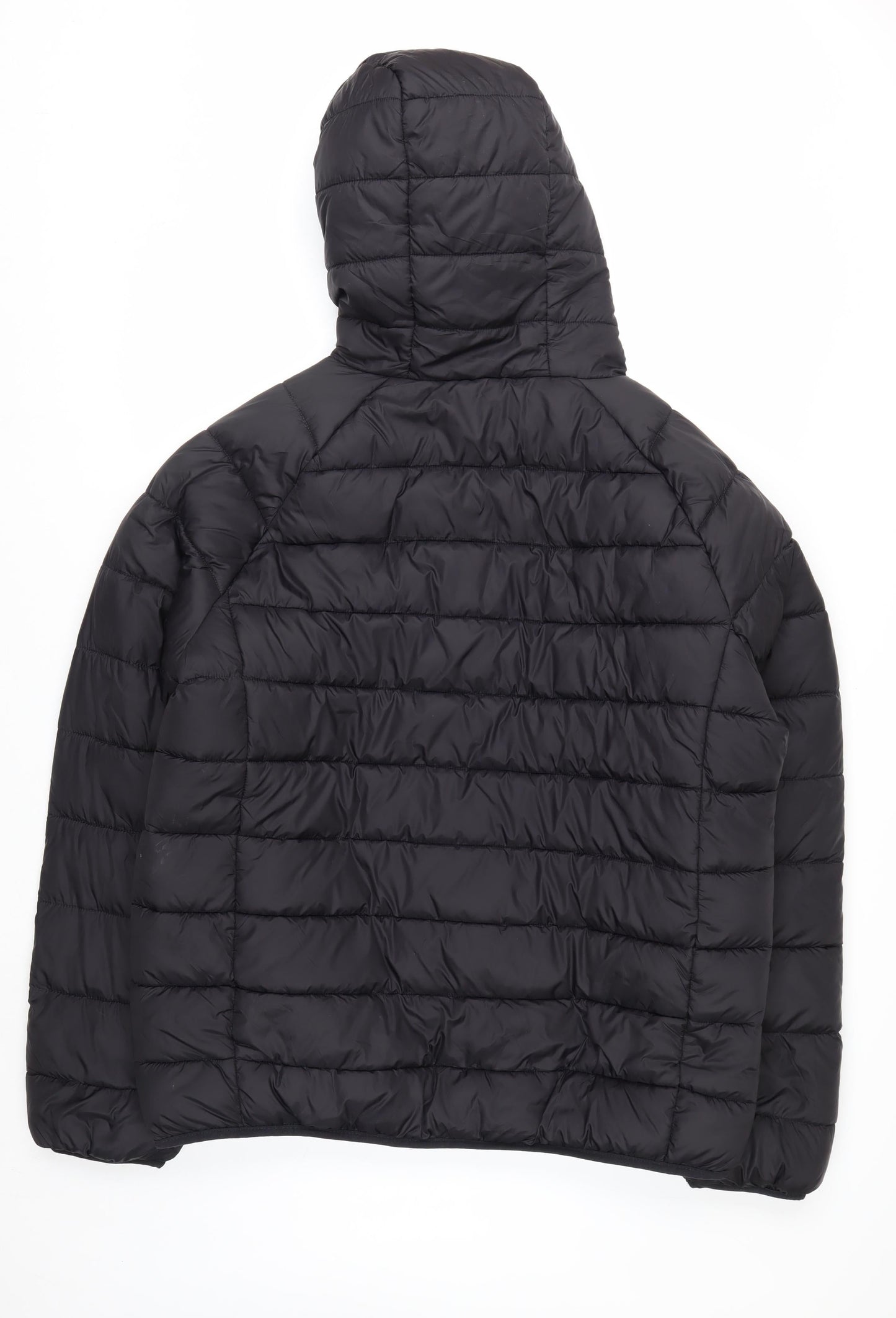 Primark Men's Black 2XL Puffer Hooded Winter Jacket