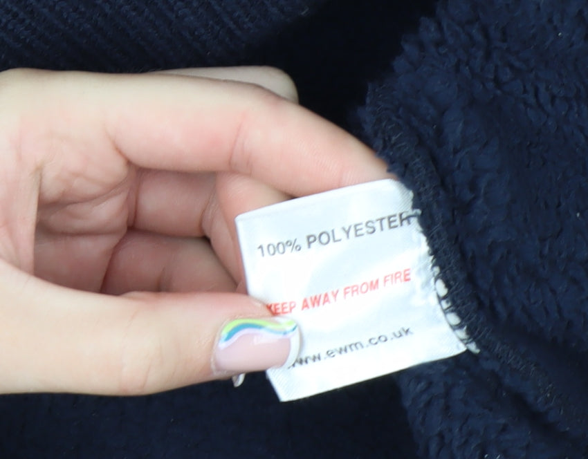 James Pringle Men's Blue Fleece Lined Zip Waistcoat Bodywarmer L