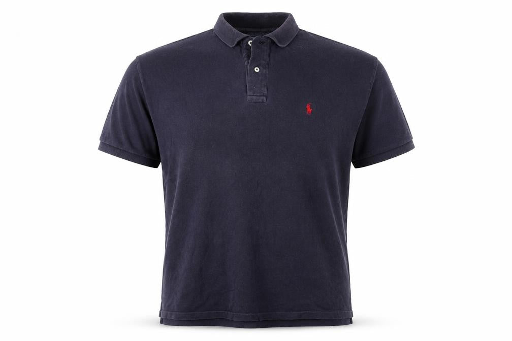 Ralph Lauren Men's Blue Cotton Polo Shirt Size Small