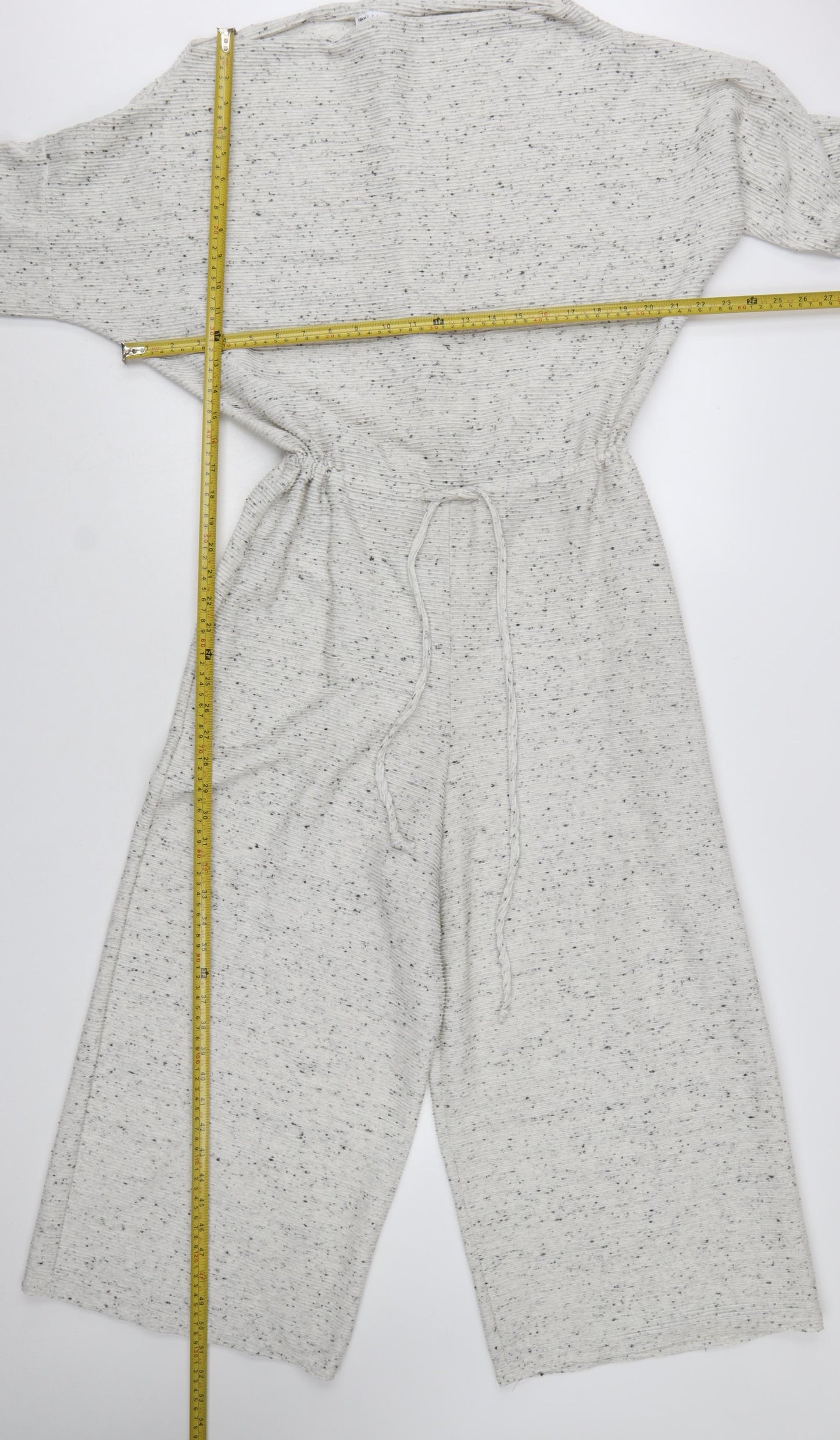 ASOS DESIGN Women’s Ivory Fleck Knit Wide-Leg Jumpsuit UK 10