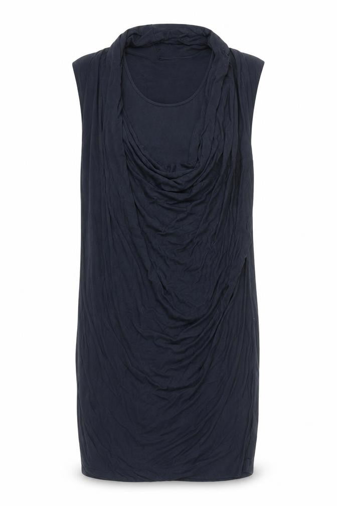 Firetrap Womens Black L Jersey Cowl Neck T-Shirt Dress