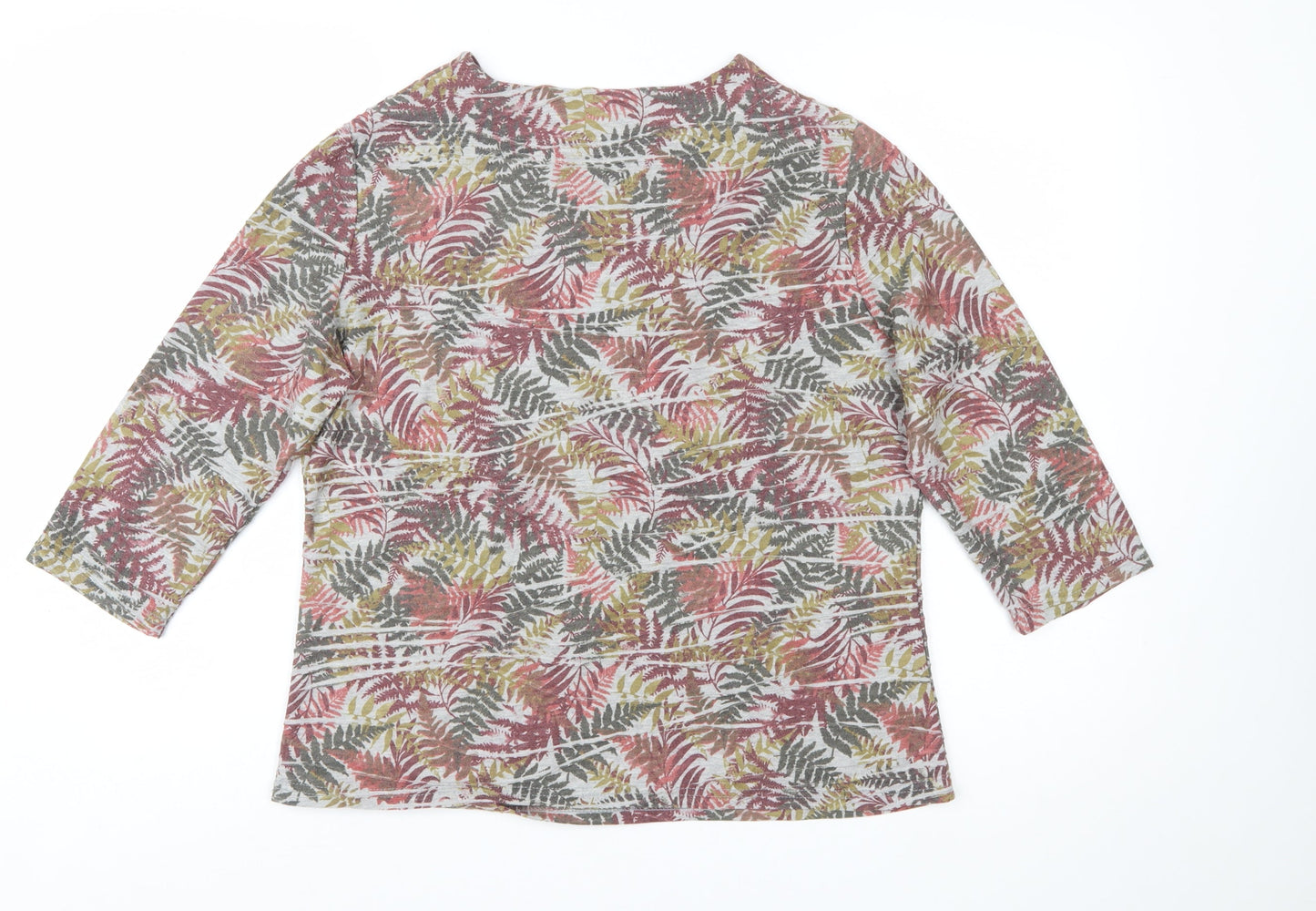 Honor Millburn Women’s Multicoloured Floral Jersey Top Size 14