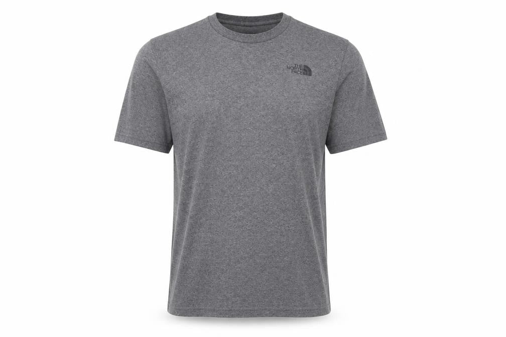 The North Face Men's Grey Short Sleeve Crew Neck T-Shirt M