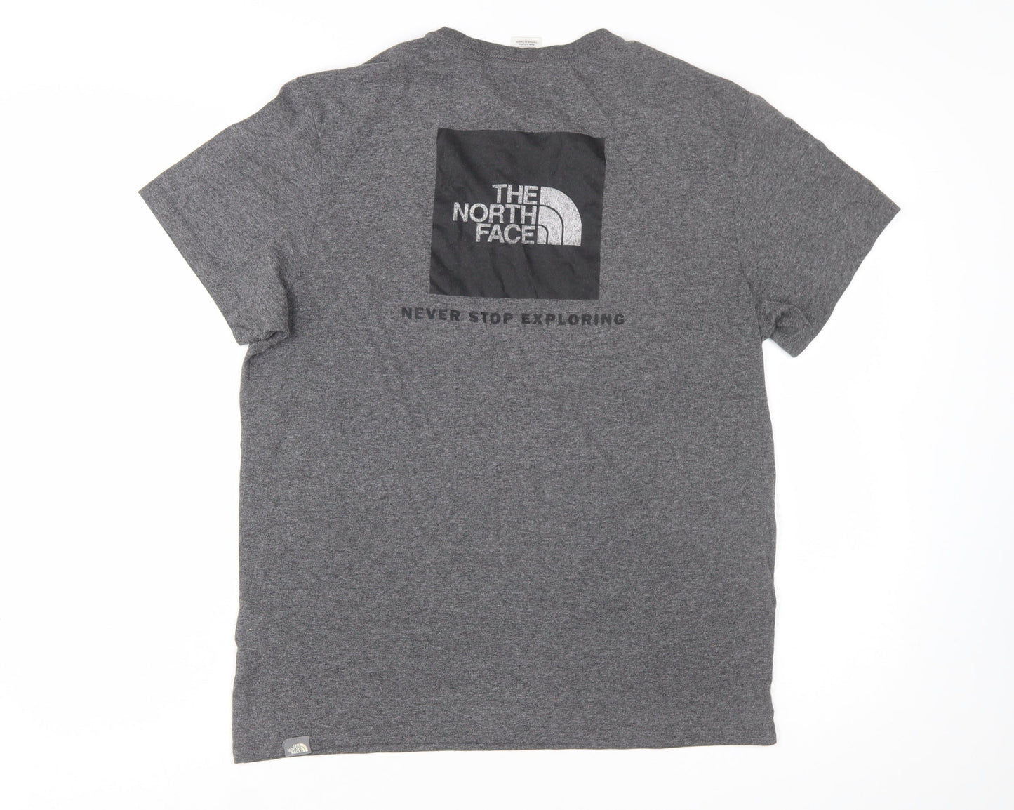 The North Face Men's Grey Short Sleeve Crew Neck T-Shirt M
