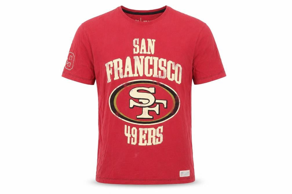 Tu Men’s Red San Francisco 49ers NFL Short Sleeve T-Shirt Size L