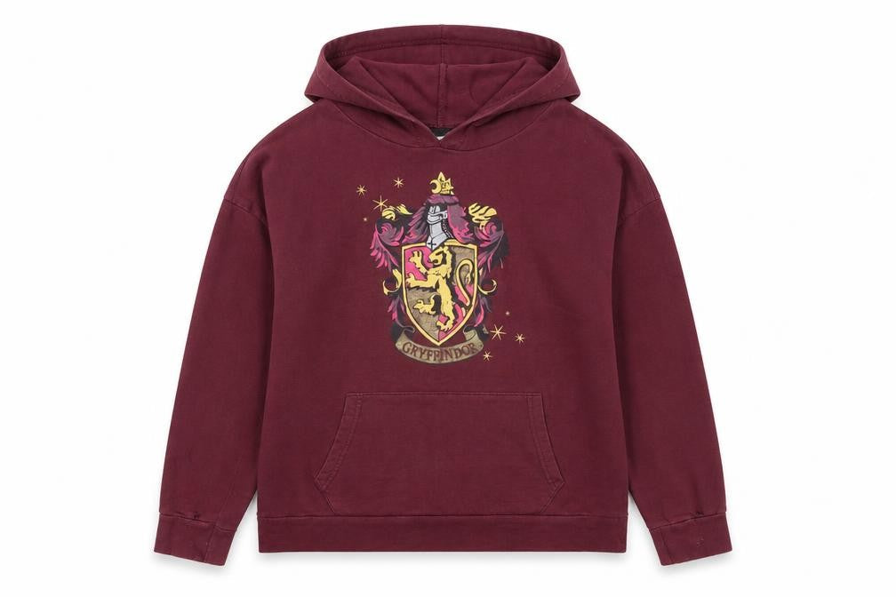 Harry Potter Girls Red Gryffindor Pullover Hoodie 9-10 Years