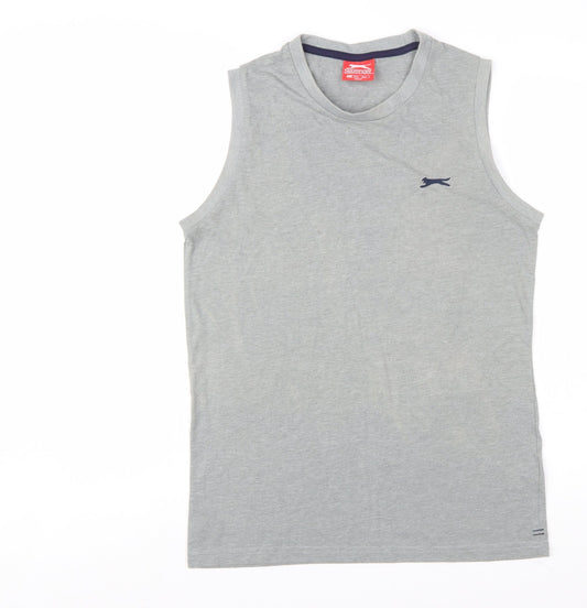 Slazenger Men's Grey Sleeveless Tank Top Size S Sportswear