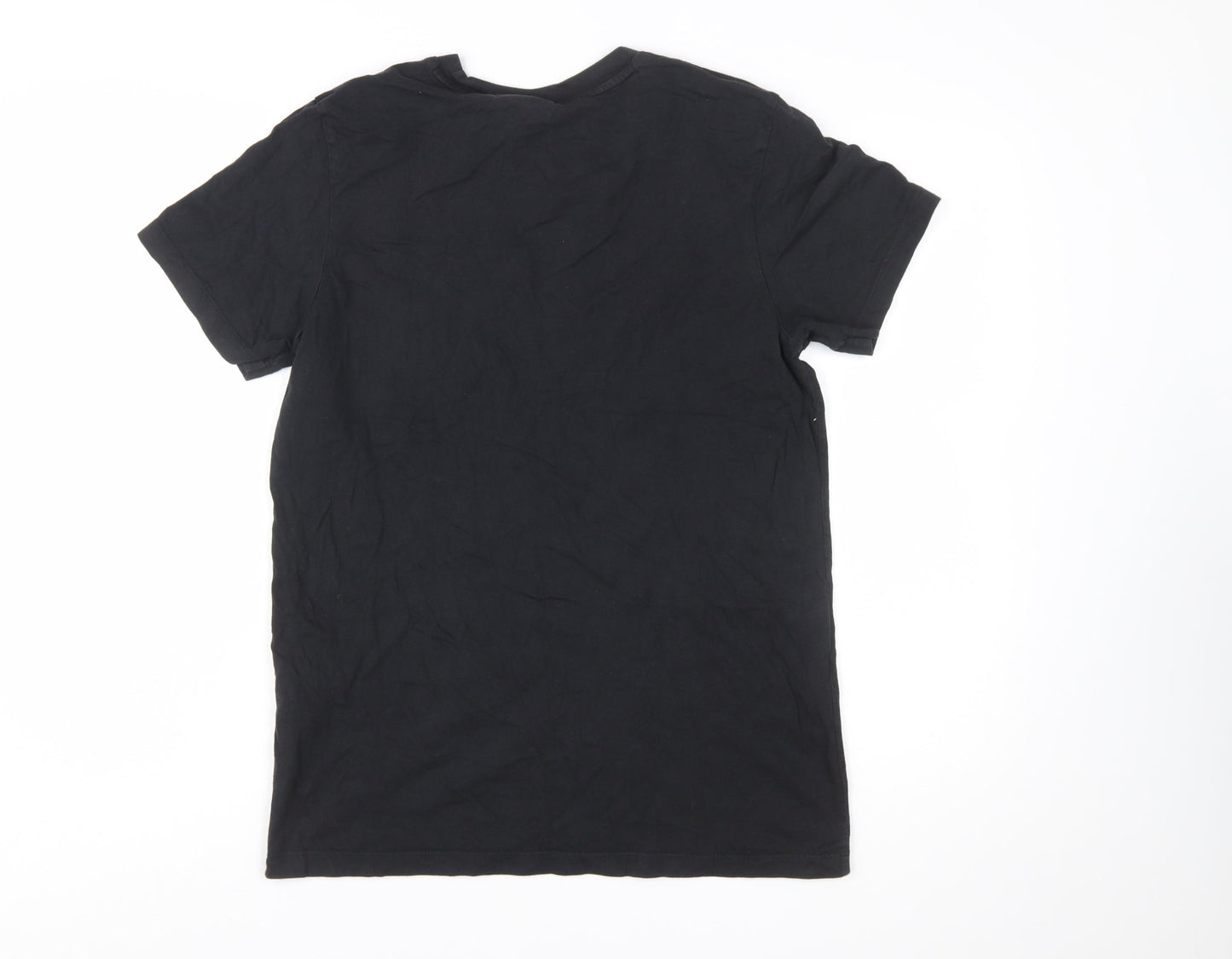 adidas Womens Black Basic Cotton T-Shirt Size 10