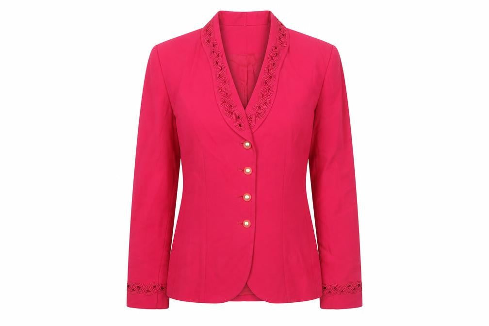 Kasper for A.S.L. Women's Pink Blazer Size 4 Formal Lined Jacket
