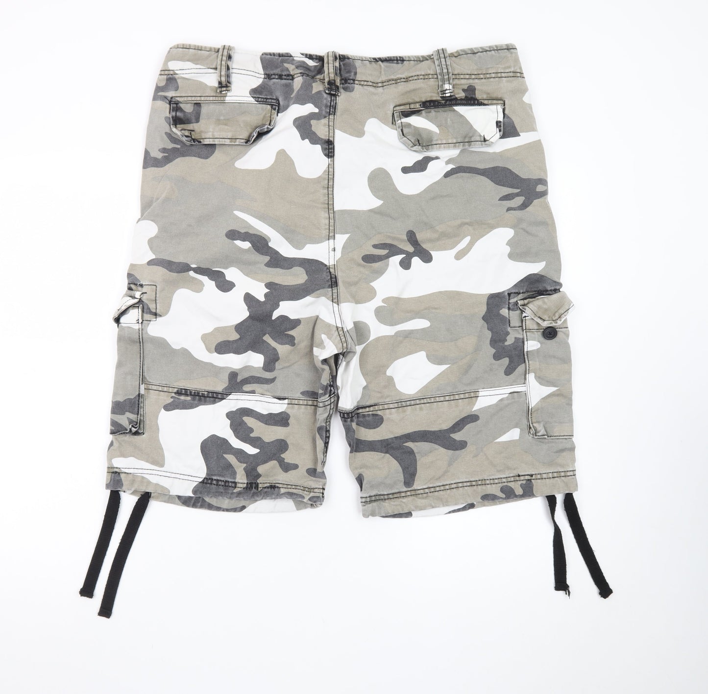 Vintage Shorts Men's Multicoloured Camouflage Cargo Shorts XL