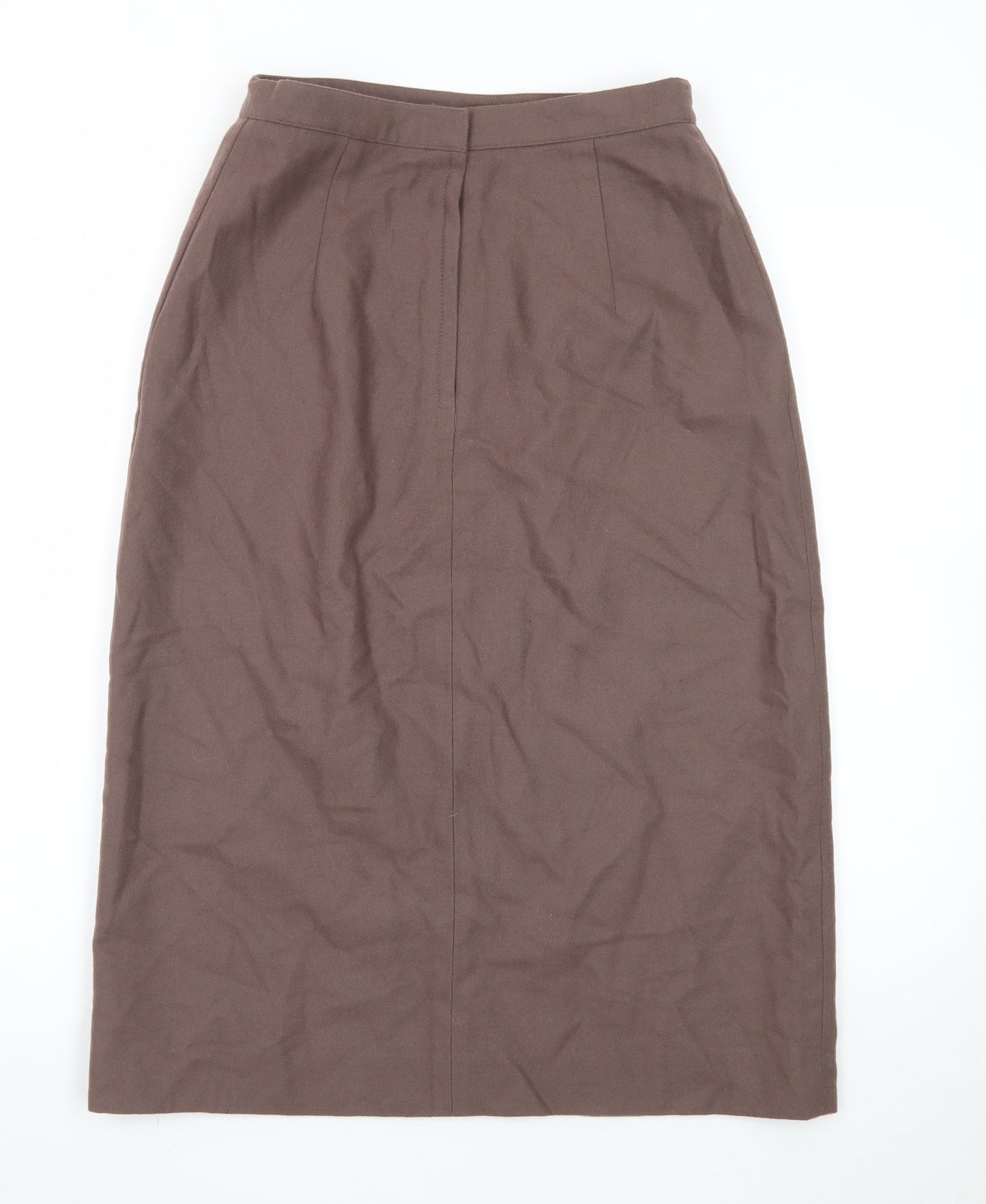 Jones New York Women’s Brown Wool Midi Pencil Skirt Size 8