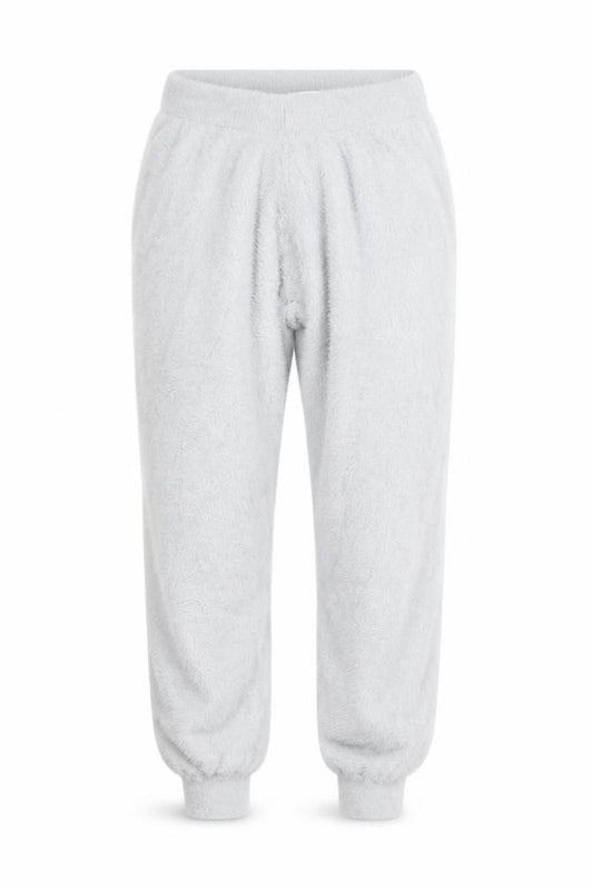 Marks and Spencer Womens Grey Fluffy Jogger Trousers M Regular