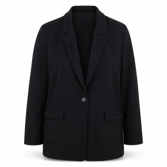 Next Women Black Size 10 Blazer Jacket Single-Breasted Classic
