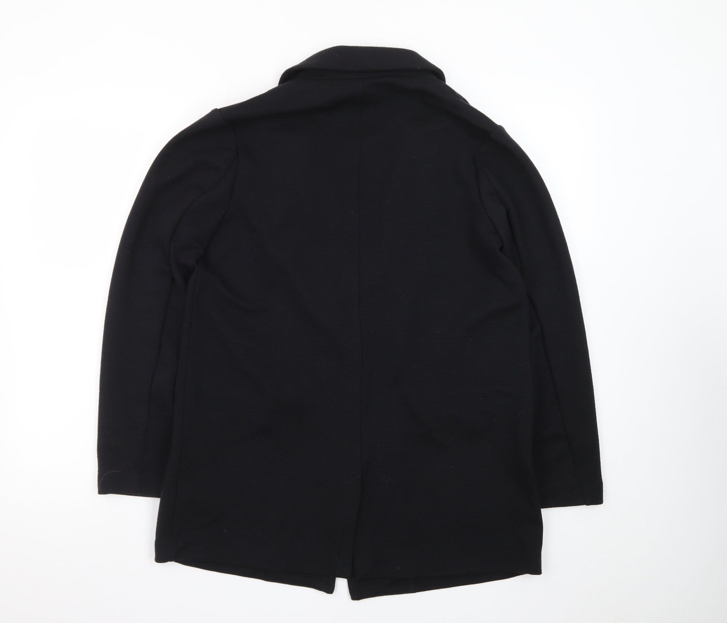 Next Women Black Size 10 Blazer Jacket Single-Breasted Classic